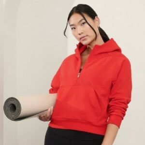 Athleta Red Women's Hoodie